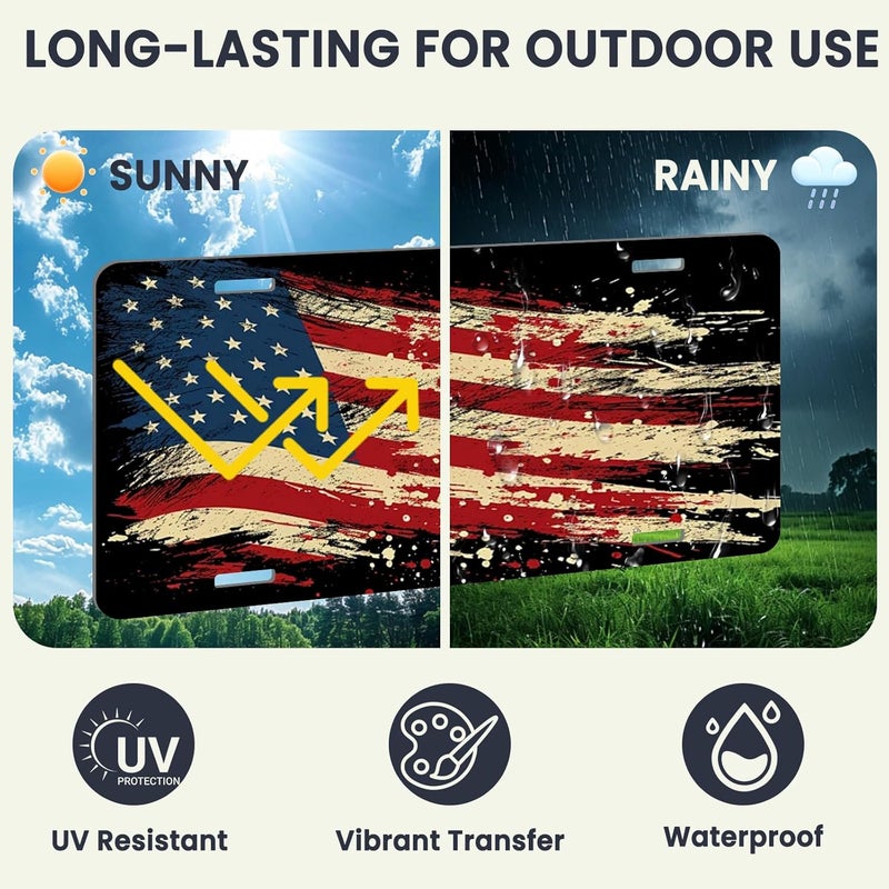 AceSubli 30 Pcs Sublimation License Plate Blanks for Heat Transfer Vinyl, Pesonalized Picture Metal Sublimation Blanks, Aluminum Car Front License Plate Tags for Automotive Men Women Gift 0.45mm Thick - Image 2